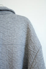 NEW Simply Southern Gray Quilted Shirt Jacket | M