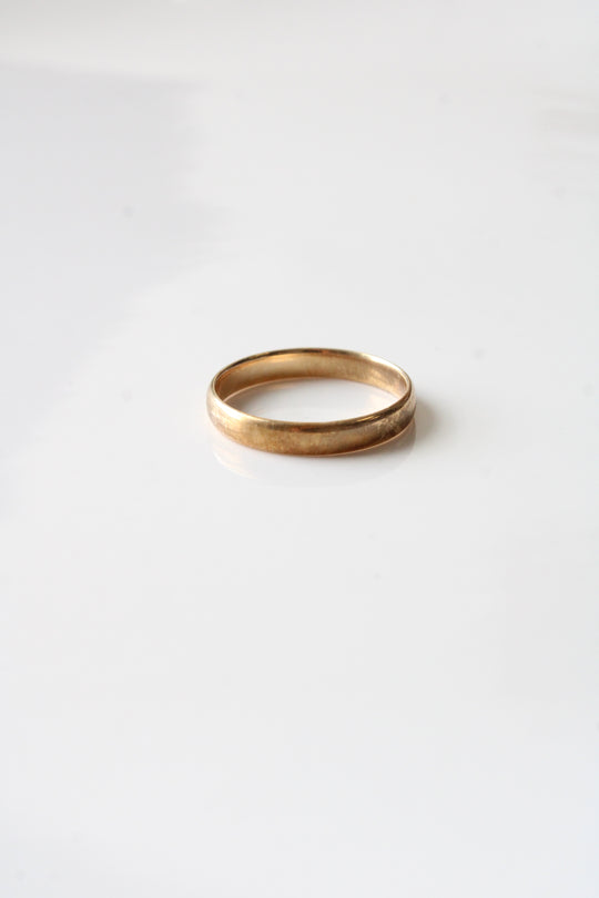Yellow Gold Wedding Band | Size 11