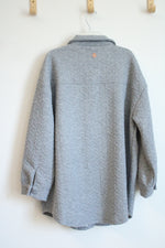 NEW Simply Southern Gray Quilted Shirt Jacket | M