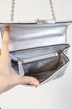 Michael Kors Soho Small Sequin Silver Chain Shoulder Bag