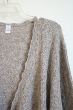 NEW Old Navy Oatmeal WoolBlend Wrap Front Sweater | 3XL