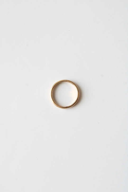 14K Yellow Gold Wedding Band Ring | Size 5