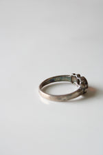 Garnet Sterling Silver Ring | Size 9