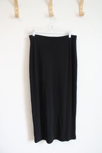 Casual Corner Annex Black Midi Stretch Skirt | S Petite