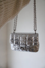 Michael Kors Soho Small Sequin Silver Chain Shoulder Bag