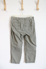 Gap Light Green Capri Pants | 0