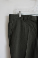 NEW Dockers Classic Fit Olive Green Plush Twill Pants | 38X29