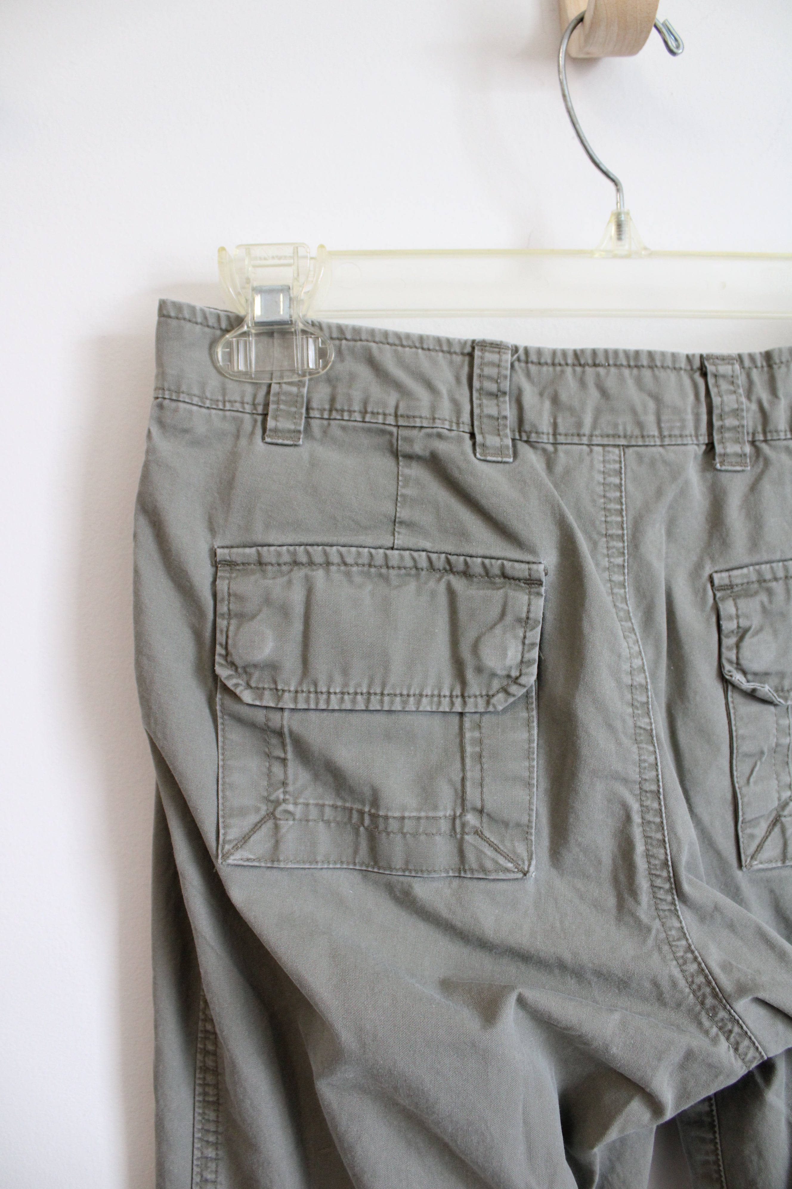 Gap Light Green Capri Pants | 0