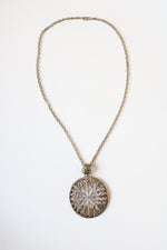Sterling Silver Medallaion Necklace