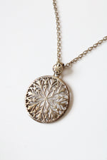 Sterling Silver Medallaion Necklace