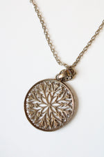 Sterling Silver Medallaion Necklace