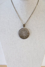 Sterling Silver Medallaion Necklace
