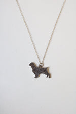 Cocker Spaniel Sterling Silver Pendant Necklace