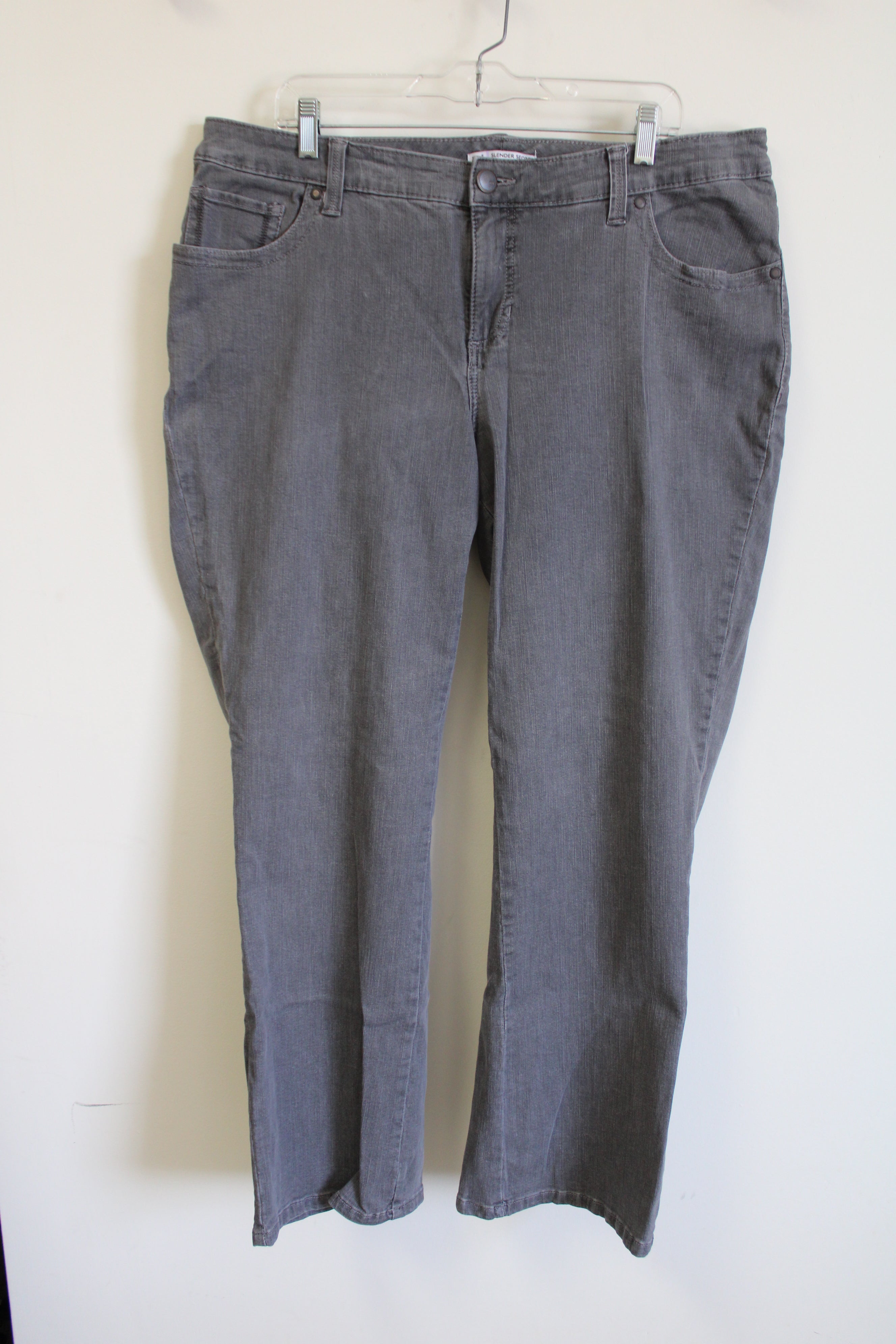 Lee Slender Secret Gray Jeans | 18W