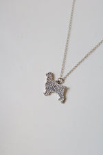 Cocker Spaniel Sterling Silver Pendant Necklace