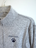 Boxcraft Gray Heather Penn State Full Zip Fleece | XL