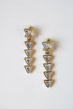 Joan Rivers Triangle Tribal Stud Dangle Earrings