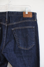 Adriano Goldschmied Straight Leg Dark Wash Jeans | 34X32