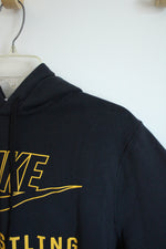 Nike Wrestling Black Hooded Sweatshirt | M
