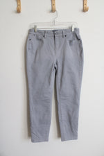 Talbots Simply Flattering Jegging Crop Gray Jeans | 4