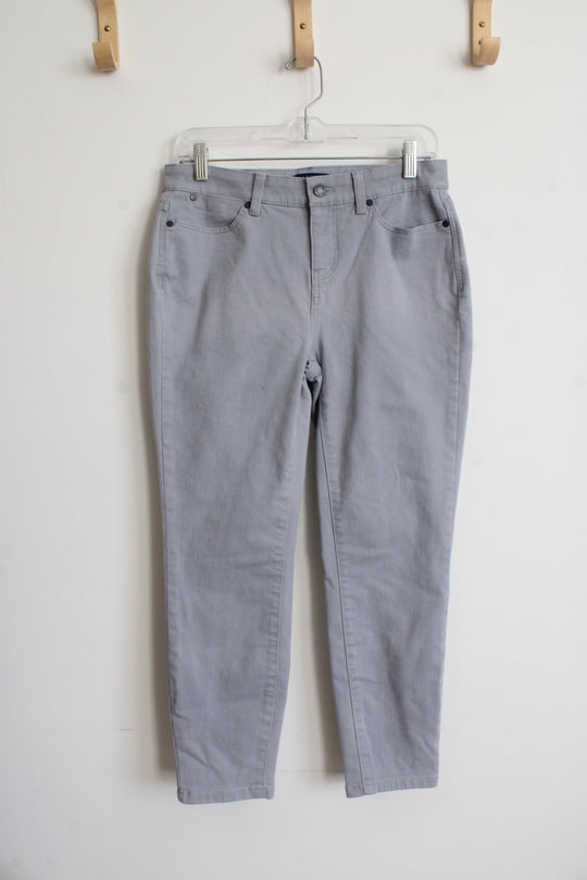 Talbots Simply Flattering Jegging Crop Gray Jeans | 4