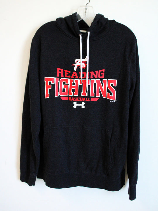 Under Armour Black Reading Fightin Phils Hooded Sweatshirt | L
