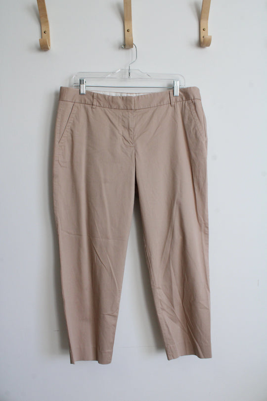 J.Crew CityFit Stretch Tan Pants | 12