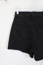 SO Boyfriend Midi High Rise Black Denim Shorts | 3