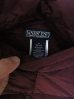 Lands' End Red Tan Reversible Vintage Puffer Vest | M