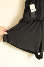 NEW Aqua Green Swimwear Black Romper Style One Piece Swimsuit | 16