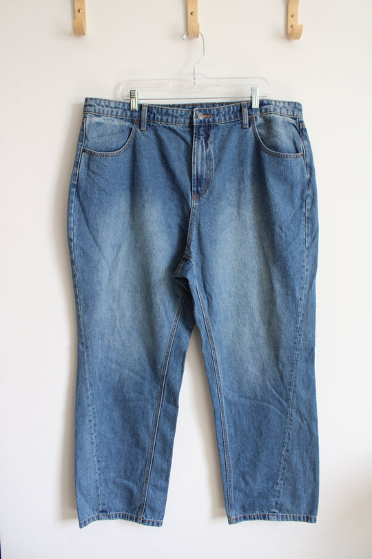 NEW Future Collective Mid Rise Boyfriend Jeans | 16W/18W