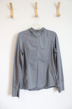 MPG Gray Quarter Zip Athletic Jacket | M