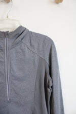MPG Gray Quarter Zip Athletic Jacket | M