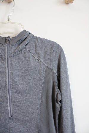 MPG Gray Quarter Zip Athletic Jacket | M