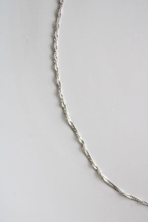 Sterling Silver Twist 24" Necklace