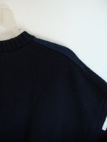 Chaps Ralph Lauren Vintage Navy Striped Sweater | XL