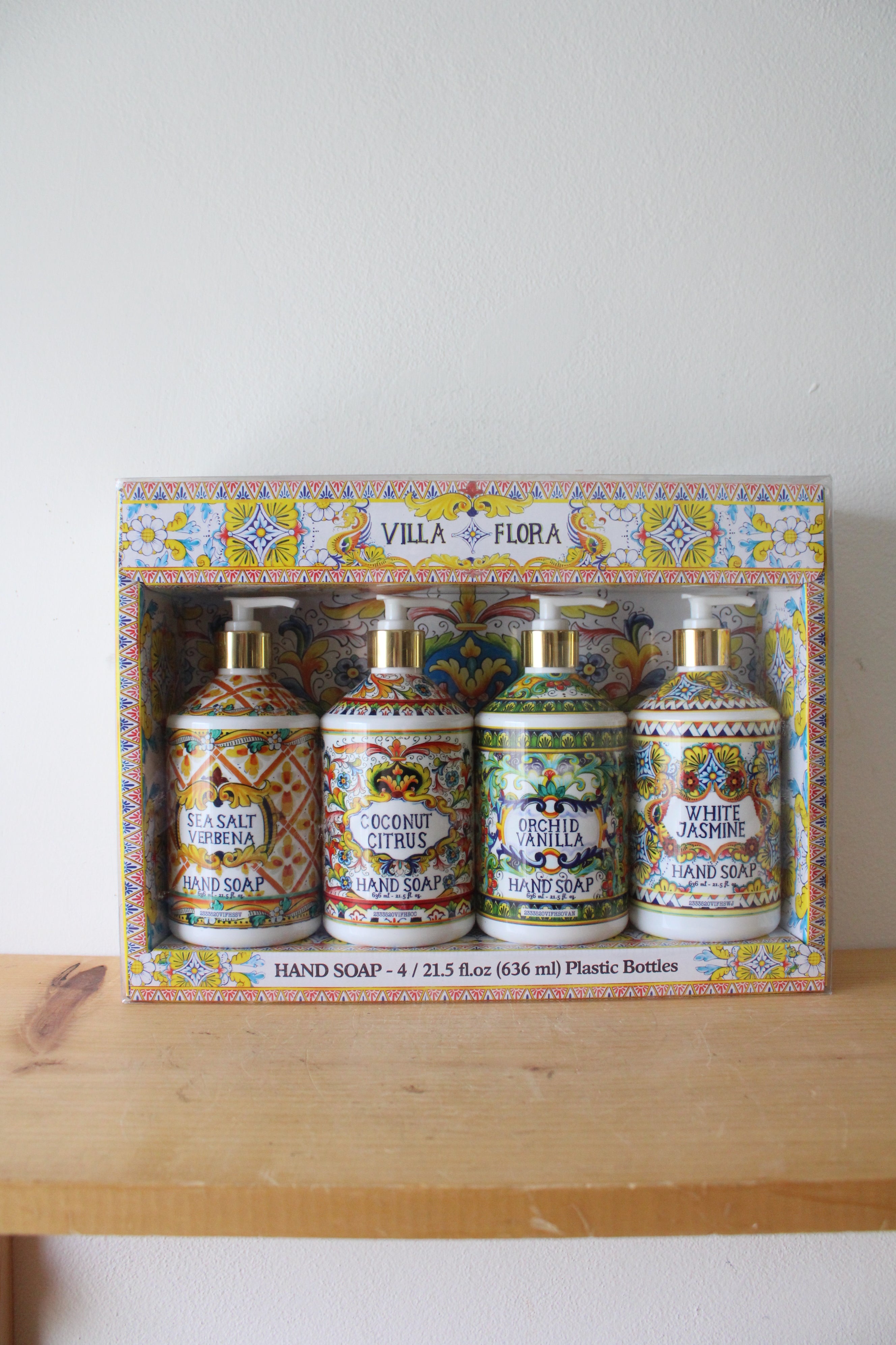 NEW Villa Flora Scented Hand Soap Set