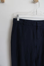 Banana Republic Martin Fit Navy Linen Blend Pants | 2