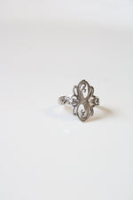 Celtic Knit Style Sterling Silver Ring | Size 6