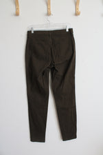 Style & Co. Olive Green Curvy Skinny Leg Jeans | 4