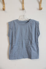 NEW LOFT Dusty Blue Cotton Tank Top | XXS Petite