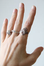 Celtic Knit Style Sterling Silver Ring | Size 6