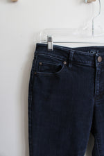 LOFT Ann Taylor Dark Wash Curvy Skinny Ankle Jeans | 6