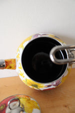 The Pioneer Woman 2.3 Quart Enameled Steel Colorful Floral Tea Kettle