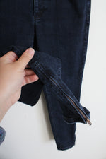 LOFT Ann Taylor Dark Wash Curvy Skinny Ankle Jeans | 6