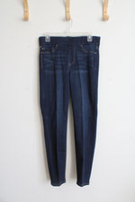 Liverpool LA Dark Wash Skinny Ankle Jeans | 8