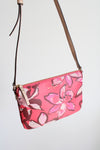 Kate Spade Pink Floral Leather Crossbody Purse