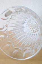 Hand Crafted 24% Full Lead Crystal Clear Glass Tulip Garden Vase