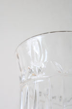 Hand Crafted 24% Full Lead Crystal Clear Glass Tulip Garden Vase