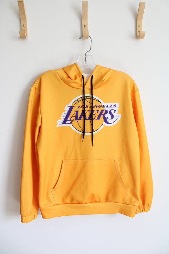 Yellow Los Angeles Lakers #3 Davis Hoodie | S